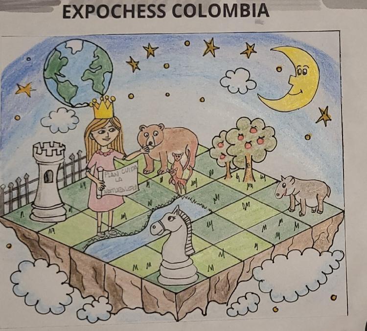 Gambito natural - Diego Alejandro Romero Escobar, 12 años (COLOMBIA)