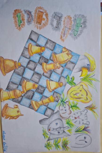 Las piezas protectoras - Castillo Perea Álvaro Maximilianoh, 9 años (MÉXICO)