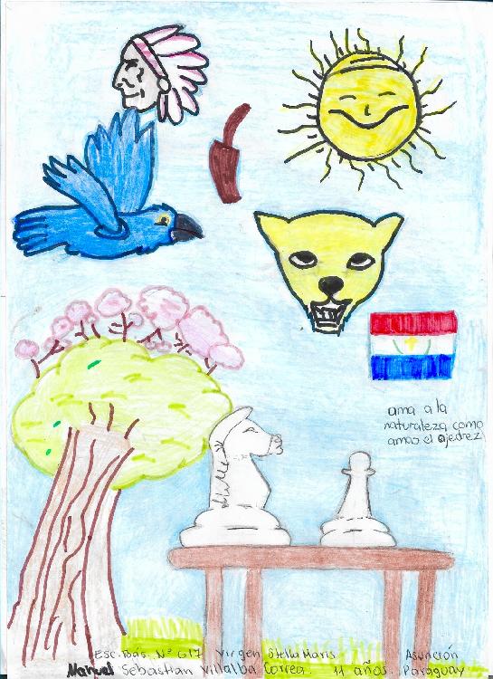 Ama a la naturaleza como amas el ajedrez - Nahuel Sebastián Villalba Correa (PARAGUAY)
