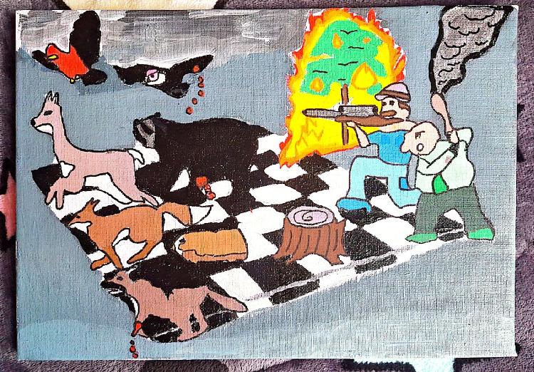 La última jugada por la vida - Sophia Isabella Abanto La Torre, 14 años (PERÚ)