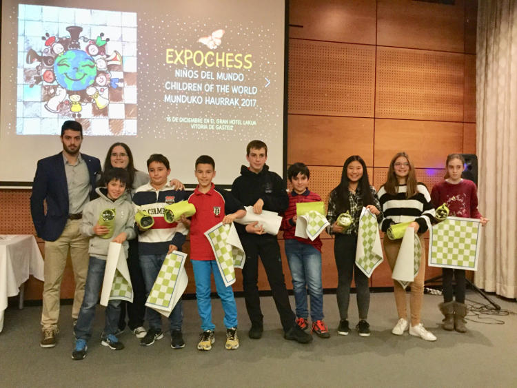 expochess children of the world 2017 spain team