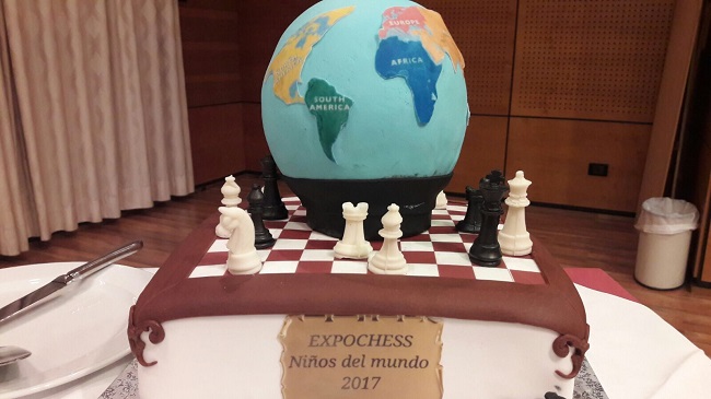 cake expochess CHILDREN OF THE WORLD 2017